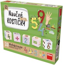 Baby kubus Čísla kostky naučné set 20ks