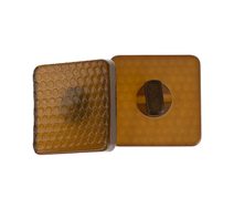 Knoflík - sada 3 ks - 1,8x1,8 mm zlatá