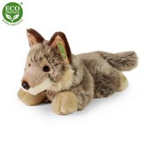 Plyšový vlk ležící 20 cm