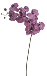 Umělá orchidea 100 cm - fialová