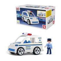IGRÁČEK MultiGO Policista set policejní auto s figurkou STAVEBNICE