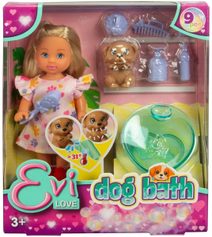 SIMBA Panenka Evička herní set s vanou koupel pro pejska