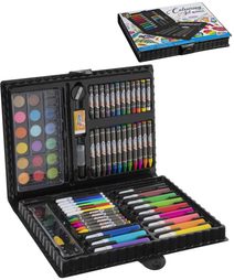 GRAFIX Malířská sada velká XL kreativní set na kreslení 80ks v kufříku
