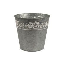 Květináč plechový K3331/4 - dia 18 × 17 cm