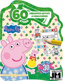 JIRI MODELS Sešit 60 aktivit Peppa Pig set se samolepkami