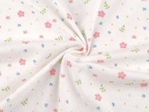 Úplet bavlněný květinky METRÁŽ