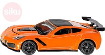 Auto oranžové sportovní Chevrolet Corvette ZR1 kovový model blister 1534