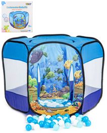 Stan podmořský svět 90x70x90cm baby herní set s míčky 100ks