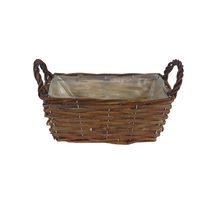 Obal s plastem hnědý P2037/M - 21 × 12 × 9 cm