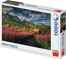 DINO Puzzle Gaseinicova dolina 66x47cm foto skládačka 1000 dílků v krabici
