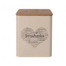 Dóza Strouhanka SRDCE O0159 - 11,5 x 11,5 x 14 cm
