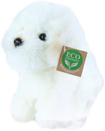 Pes bišon sedící 18cm Eco-Friendly