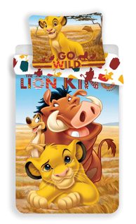 Povlečení Lion King 140x200, 70x90 cm