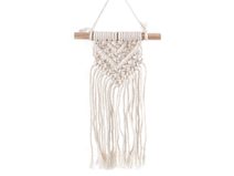 Drhaná dekorace macrame k zavěšení