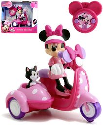 Jada RC skútr se sajdkárou Minnie (vysílačka, baterie, figurka)