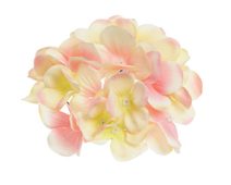 Květy hortenzií 12ks - sv. meruňková + růžová