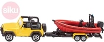 Auto jeep Wrangler set s člunem model kov 1658