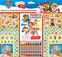 JIRI MODELS Samolepkový set s omalovánkami a voskovkami Tlapková Patrola