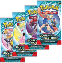 Hra Pokémon TCG SV09 Journey Together booster set 10 karet v sáčku