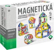 Magnetická stavebnice 46 dílků (v krabici) EP Line