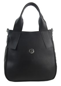 Černá elegantní dámská kabelka přes rameno GROSSO