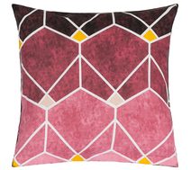 Povláček bavlněný Černá,Růžová 90/428B 40x40 cm