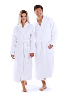 Sauna župan se šálovým límcem - bambusové vlákno 21 50