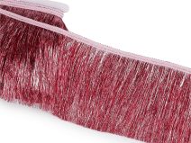 Třásně metalické husté šíře 15 cm METRÁŽ