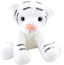 PLYŠ Tygřík bílý 15cm sedící