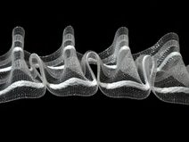 Záclonovka šíře 50 mm žabkové řasení návin 50m