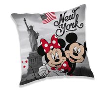 Polštářek Mickey a Minnie New York Polyester, 40/40 cm