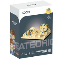 KOCO Stavebnice kostky Pyramida se Sfingou 410d