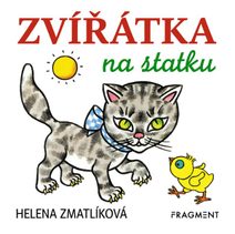 Knížka baby obrázkové leporelo Zvířátka na statku CZ text