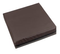 Sedák nepromokavý - 40x40x10 cm - potah na zip čokoládová