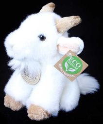 PLYŠ Koza 16cm sedící Eco-Friendly *PLYŠOVÉ HRAČKY*