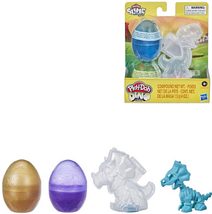 HASBRO PLAY-DOH Dinosauří vejce 2ks set se slizem a figurkou 2 druhy