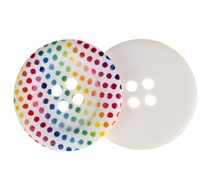 Knoflík - sada 2 ks - prům. 50 mm fialová