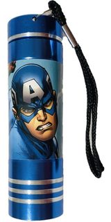 Dětská hliníková LED baterka Avengers blue Hliník, Plast, 9x2,5 cm  Peknydarek.cz