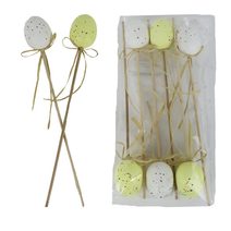 Zápich velikonoční vajíčka, 6 ks X7968/3 - 26*18*4CM