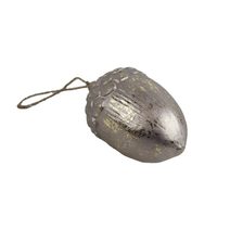 Dekorace žalud k zavěšení X5990 - dia 6 × 10 cm