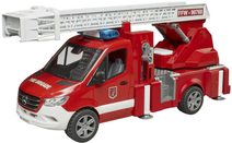 Bruder hasiči Mercedes-Benz Sprinter (stříká vodu, baterie, světlo, zvuk) 02673