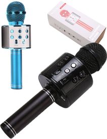 Mikrofon bezdrátový dětský Selfie / FM Radio / USB / REC na baterie 5 barev