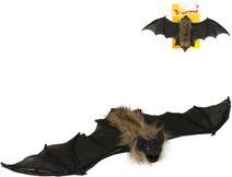 Netopýr zvířátko 40cm Halloween dekorace