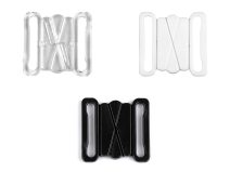 Plavkové zapínání šíře 25 mm plastové 2 páry