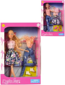 Defa panenka Lucy 30cm set s oblečením a doplňky 2 druhy v krabici