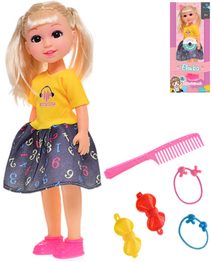 Panenka Elenka blondýnka česky mluvící s doplňky na baterie Zvuk CZ