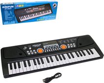 Pianko dětské 49kláves elektronický klavír na baterie s mikrofonem USB