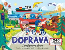 JIRI MODELS Album samolepky Doprava Bav se a nalepuj zas a znovu!