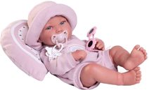 Antonio Juan panenka miminko Pipa holčička 42 cm (realistická, vinyl)