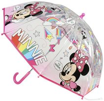Deštník dětský Disney Minnie Mouse transparentní manuální 45x71cm